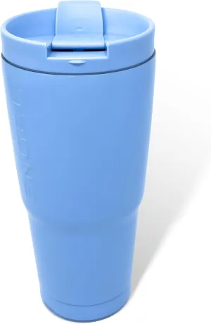 ENGEL 22oz Vacuum-Insulated Stainless Steel Coffee Tumbler - Hot and Cold Tumbler - Dishwasher Safe & Reusable Coffee Cup for Travel, Camping & Office - BPA-Free Leak-Proof Mug with Lid, Blue