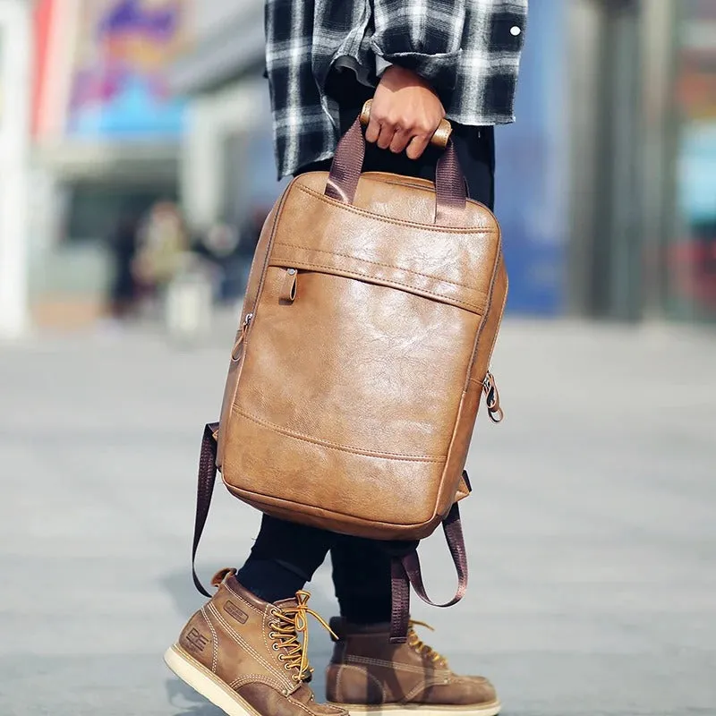 EUGENIO | Men's Leather Rucksack for Office