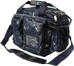 Explorer R1 Deluxe Tactical Padded Shooting Ammo Range Rangemaster Gear Carry Bag Pistol Hand Gun Case Navy Blue, Camo Hunting Sports