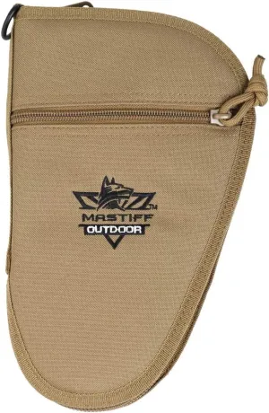 Extra Large Khaki Pistol Handgun Padded Case Hunting Shooting Range Sports Transport