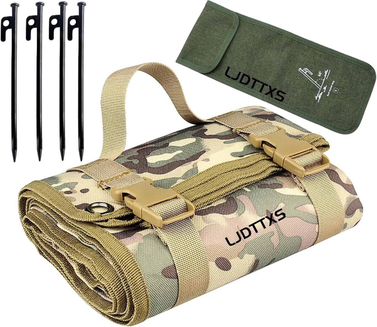Extra Large Shooting Mats Prone Padded Outdoor Camping Tactical Training,Waterproof and Moisture-Proof Folding Mat, for Range Shooting Rifle Hunting Outdoor Mountain Camping