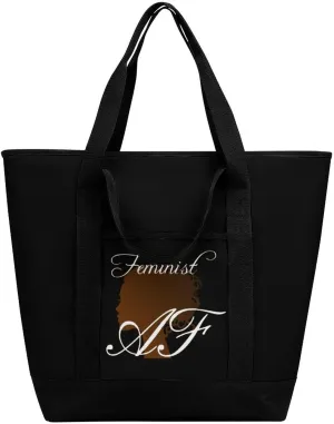 Feminist Portable Insulated Lunch Tote Bag Large Capacity Handbag for Office Work Picnic for Women Men