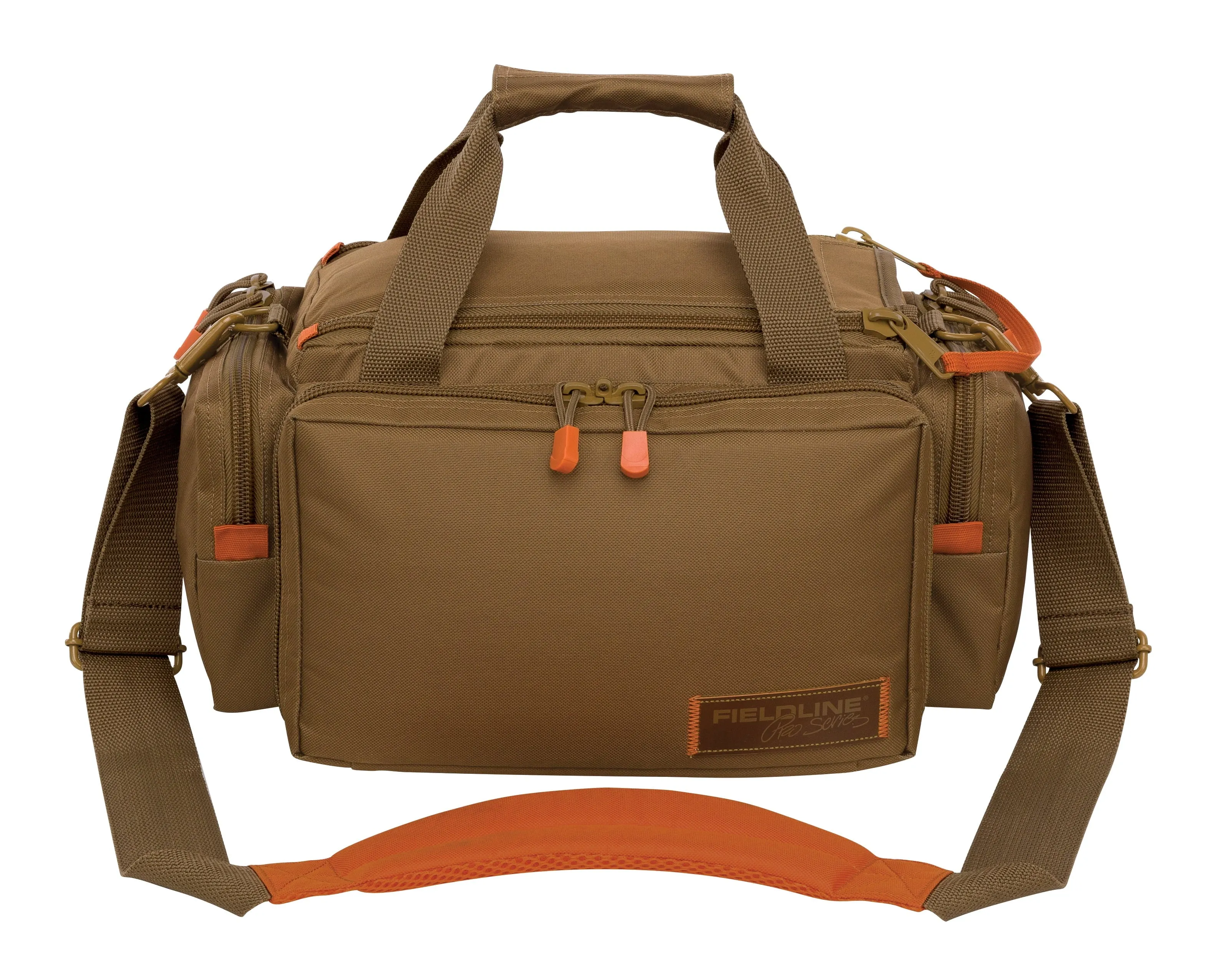 Fieldline Pro Deluxe Range Bag, Large, Brown, 1 Ammo Gun Case, 4 Piece, Polyester, 7.5 in x 11.3 in