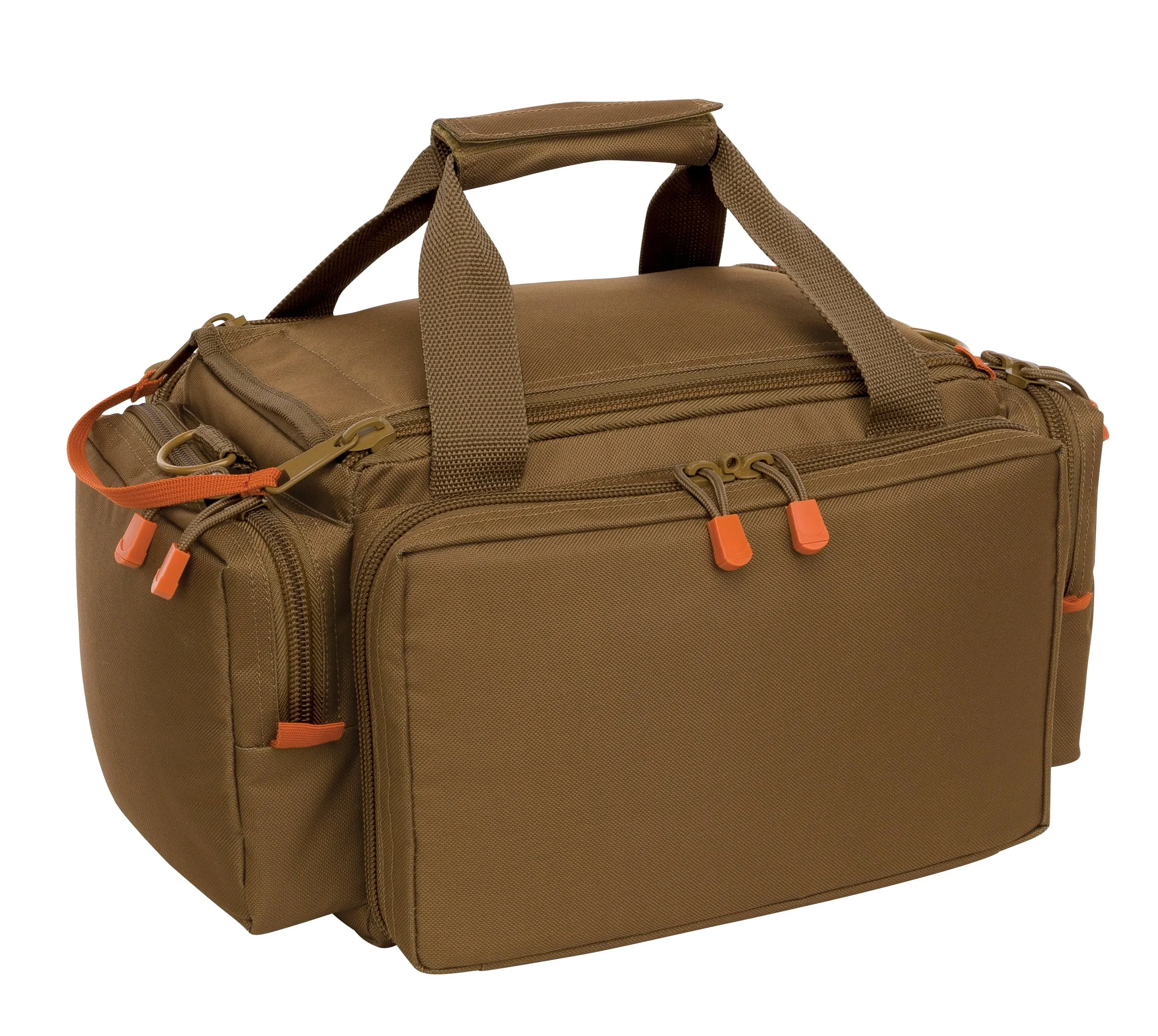 Fieldline Pro Deluxe Range Bag, Large, Brown, 1 Ammo Gun Case, 4 Piece, Polyester, 7.5 in x 11.3 in