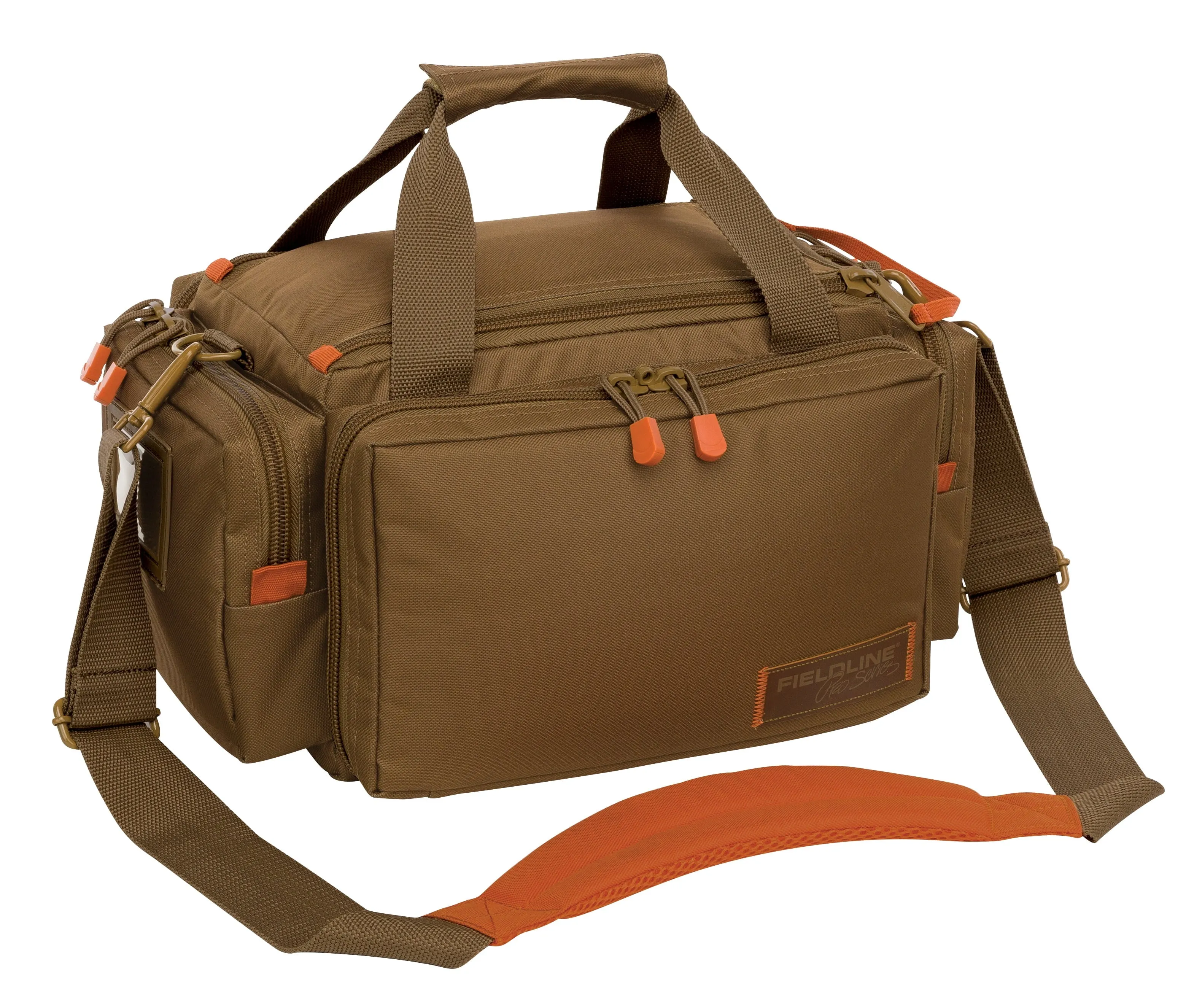 Fieldline Pro Deluxe Range Bag, Large, Brown, 1 Ammo Gun Case, 4 Piece, Polyester, 7.5 in x 11.3 in