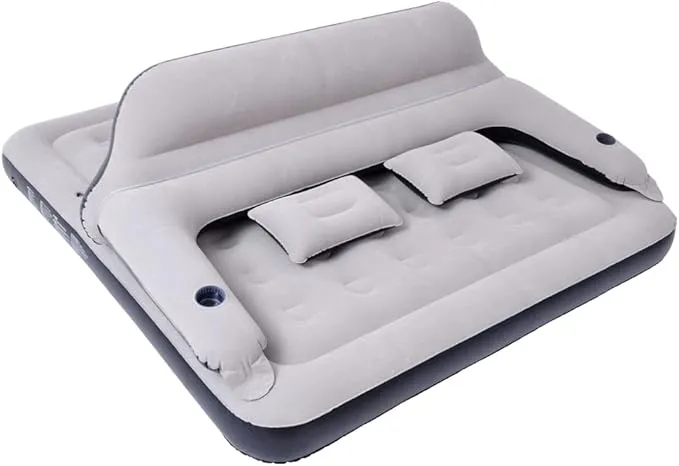 filosofi King Size Inflatable Air Mattress Sofa Bed for Camping with Adjustable Back Sofa