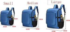 First Aid Kit Bag, Empty Emergency First Aid Medical Backpacks Travel Rescue Bag,First Responder Storage Survival Trauma(A02,Small)