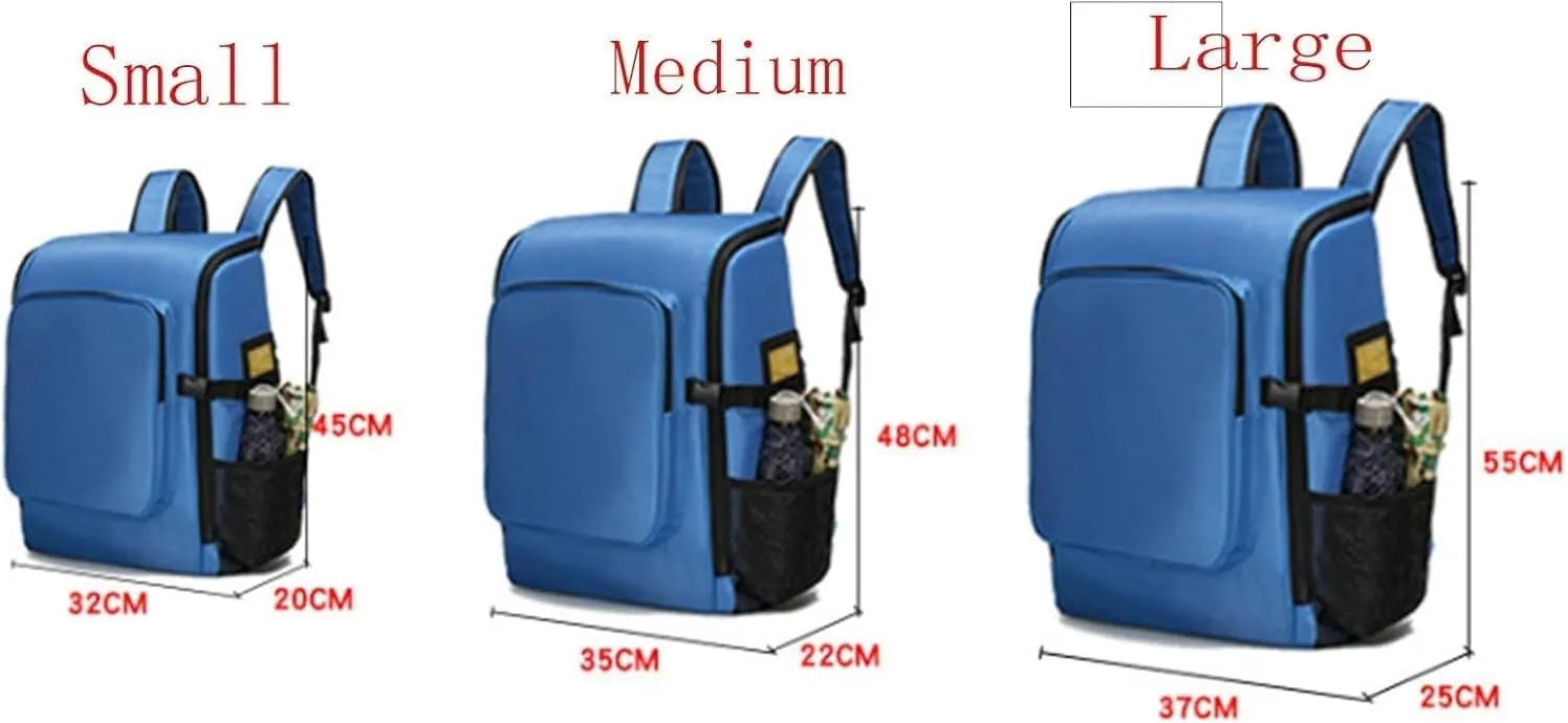 First Aid Kit Bag, Empty Emergency First Aid Medical Backpacks Travel Rescue Bag,First Responder Storage Survival Trauma(A02,Small)