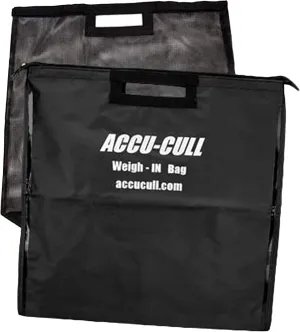 Fish Weigh In Bag - Heavy Duty Zip Up Tournament Weigh In Bag with Removable Mesh Insert - Leak and Rip Resistant Fish Bag to Transport Fish Safely - Ideal Portable Catch Bag for Fishing