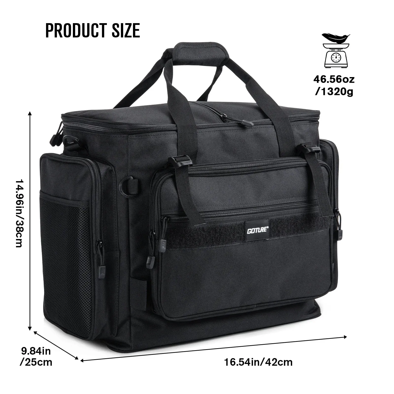Fishing Bag – Multi-Functional Waist Bag, Waterproof Crossbody Tackle Storage