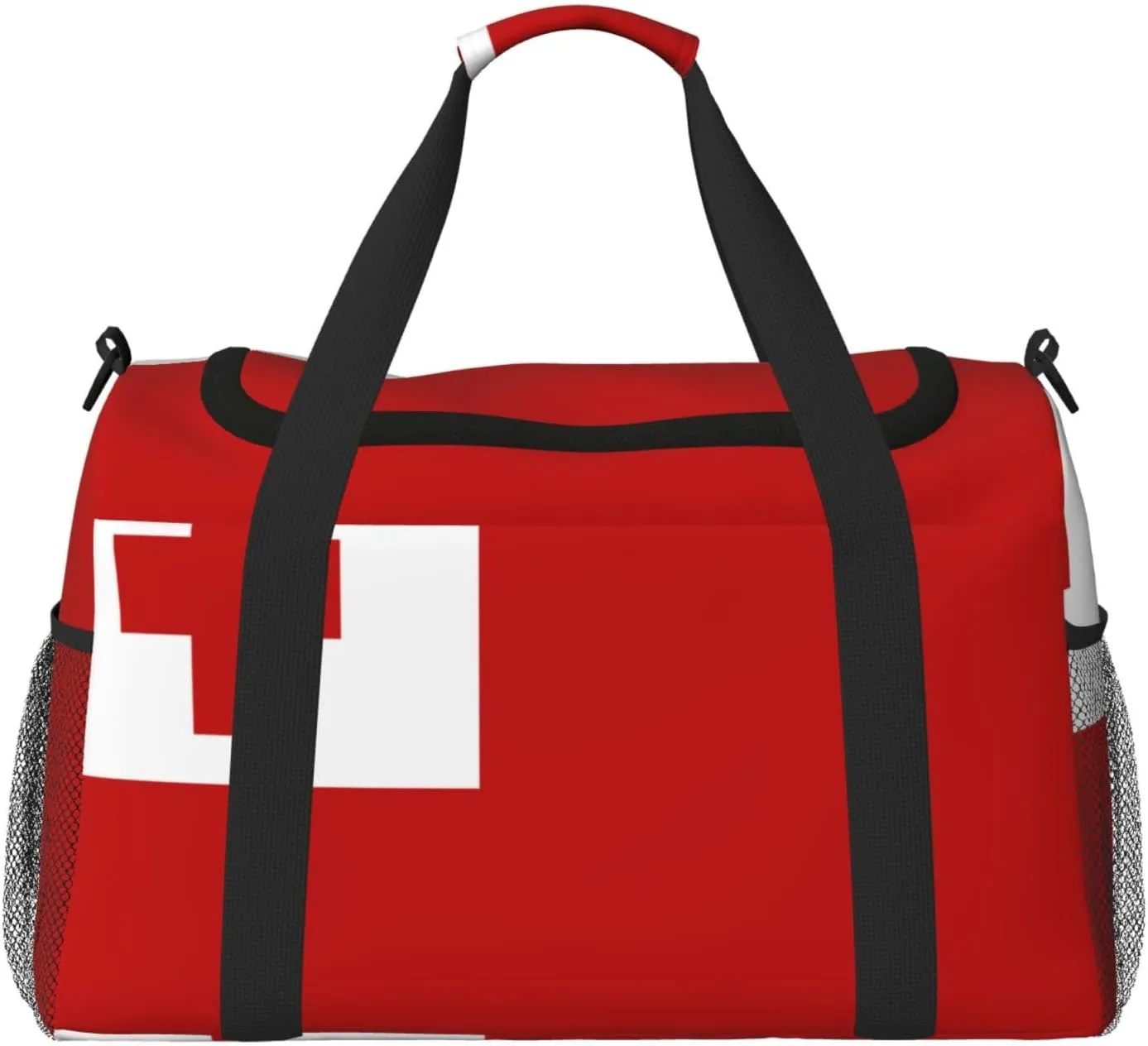 Flag Of Tonga Travel Duffel Bag Large Foldable Waterproof Overnight Bag For Beach Swim Bags Pool Sports Gym