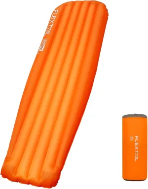 FLEXTAILGEAR Inflatable Sleeping Pad with 6R Value – Ultralight 2.8 Inch Camping Mattress, 4 Seasons Compact Backpacking Gear Essentials for Camping, Traveling, Hiking and Tent
