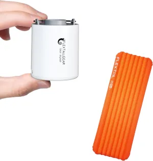 FLEXTAILGEAR Tiny Portable Ultra-Mini Air Pump&FLEXTAILGEAR Inflatable Sleeping Pad with 5R Value