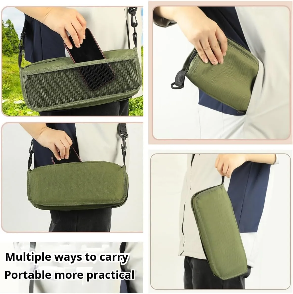 Foldable Backpack Stool/Mountaineering and Hiking Portable Stool - Lightweight Camping Chair, Collapsible Fishing Seat for Outdoor, BBQ, Travel ，Ultra Lightweight Lounge (Black Small)