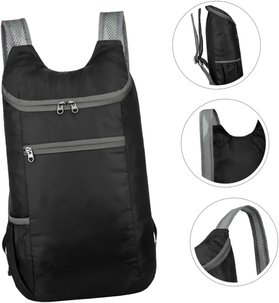 Foldable Backpack Waterproof Backpack for Travel Large Capacity Folding Travel Bag Backpack for Men Overnight Bag for Men Travel Foldable Travel Bag Backpacks Polyester Man Fashion