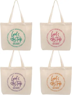 Friend Trip Gifts Favors 2025, Sister Weekend Gifts Tote Bag Goodie Gifts, Bestie Gifts Vacation Weekend Bag Friendship Gifts