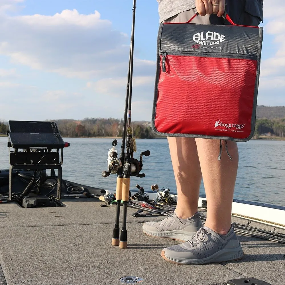 FROGG TOGGS Blade Bait Bag, Fishing Tackle Bag, Tackle Organizer, Lure Tackle Box, Bait Binder