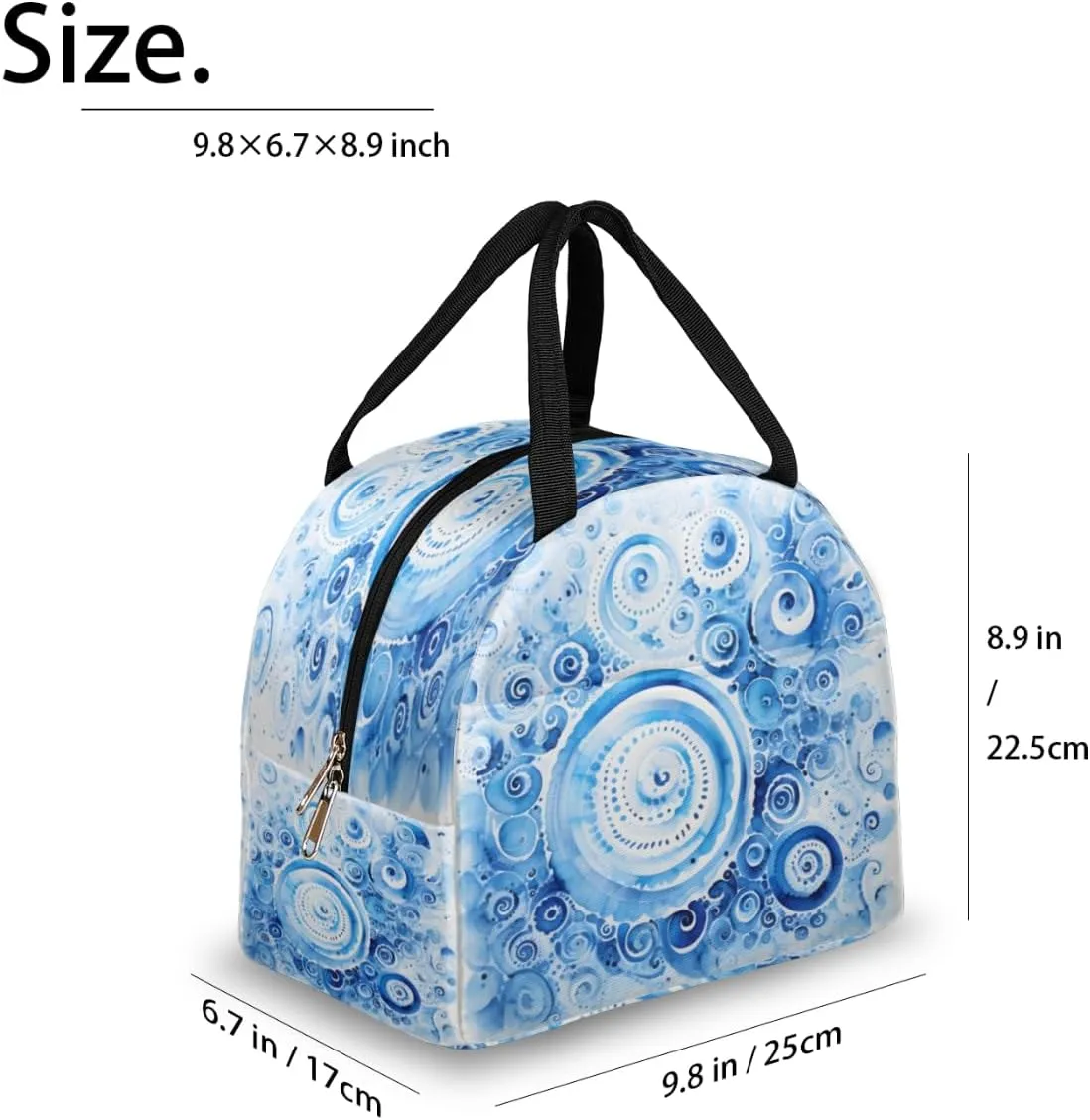 Fun Romance Design Lunch Tote Bag Reusable Insulated Bags Waterproof Adult Portable Meal Cooler Pack for Women Men Picnic Office Work Travel