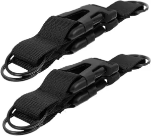 GALPADA Backpack Straps Three-Ring Buckle Luggage Belt Strap for Suitcase Chest for Outdoor Backpacks Lockable