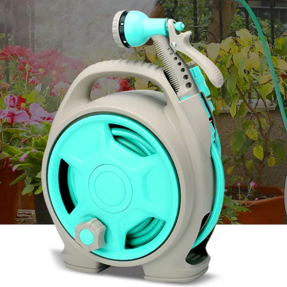 Garden Hose Reel Portable Set Agricultural Car Wash Hose Retractable Reel Pressure Washer Hose Reel