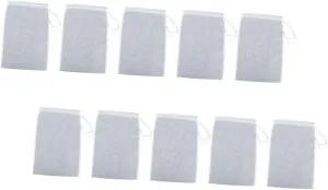 Garneck 3sets Fine Mesh Nut Milk Juice Filter Bag Drawstring Nylon Pocket Soy Milk Filter Pouch Easy Clean Store Home Restaurant Use 10pcs*3