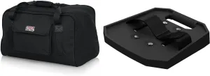 Gator 10" Speaker Tote Bag for QSC K10, Yamaha DXR10; With Electro-Voice Wireless Receiver Tray for EVERSE 8