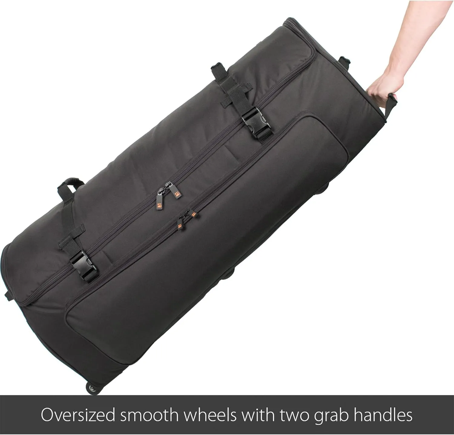 Gator 14"x36" Drum Hardware Bag with Wheels Bundle with Protec 2-Tom Drum Bag with Wheels