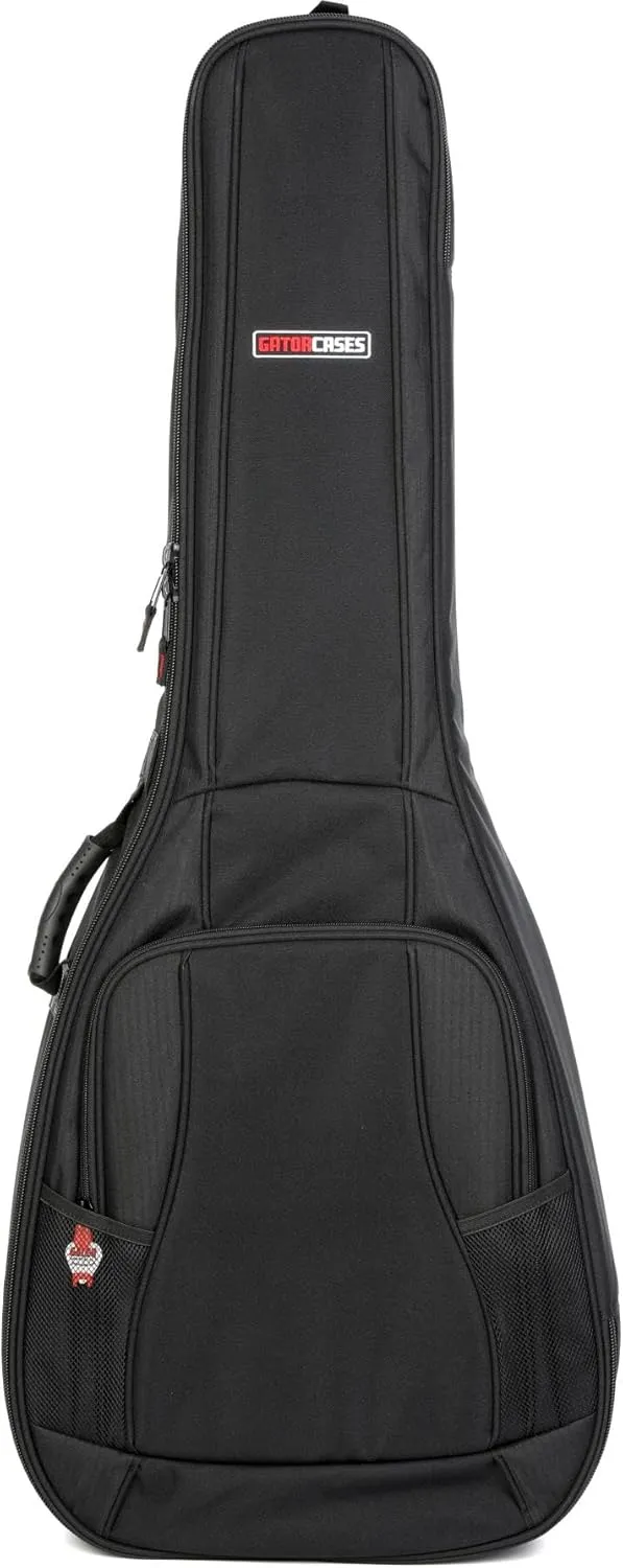 Gator Cases 4G-MiZone Series Gig Bag For Acoustic Guitars with Adjustable Backpack Straps, Fits Most Dreadnought Style Acoustic Guitars (GB-4G-ACOUSTIC)