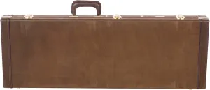 Gator Cases Deluxe Wood Case for Electric Guitars, Vintage Brown Exterior (GW-ELEC-VIN)