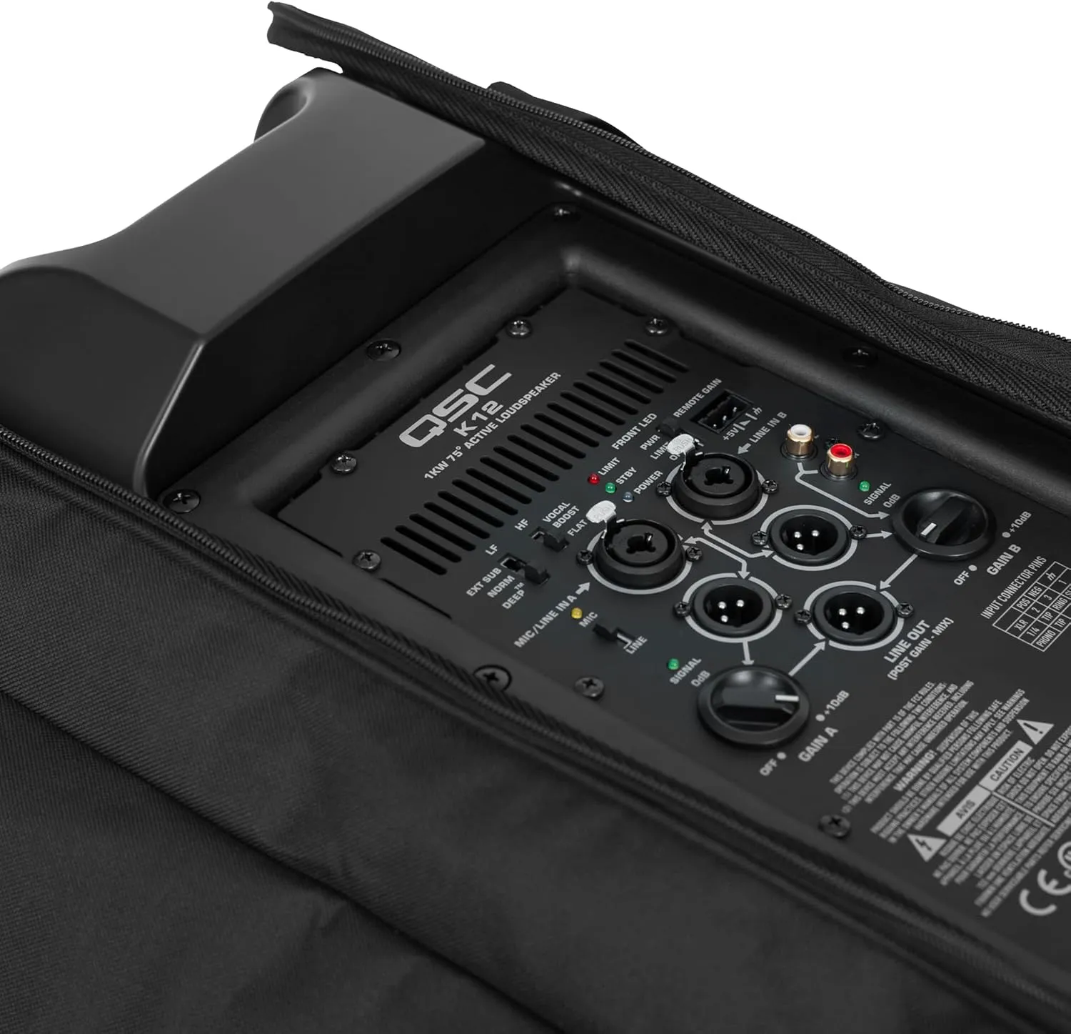 Gator Cases Heavy-Duty Speaker Tote Bag for Compact 12" Speaker Cabinets, Fits QSC K12, Yamaha DXR12 and more (GPA-TOTE12)