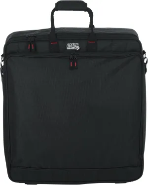 Gator Cases Padded Nylon Mixer/Gear Carry Bag with Removable Strap, 23" x 21" x 6" (G-MIXERBAG-2123)