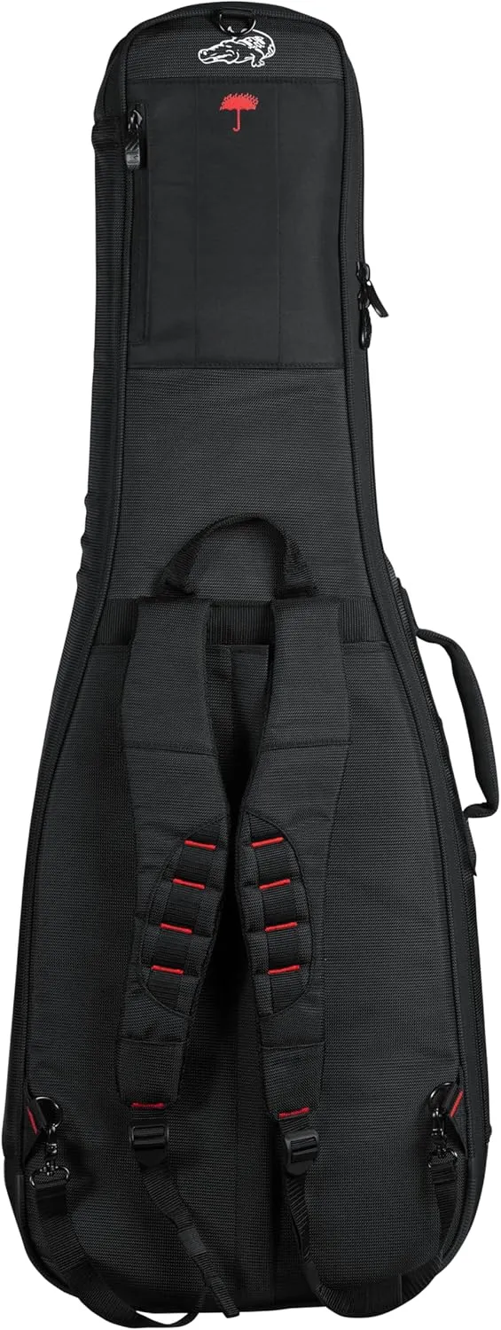 Gator Cases Pro-Go Ultimate Double Guitar Gig Bag; Holds (2) Electric Guitars (G-PG-ELEC-2X)