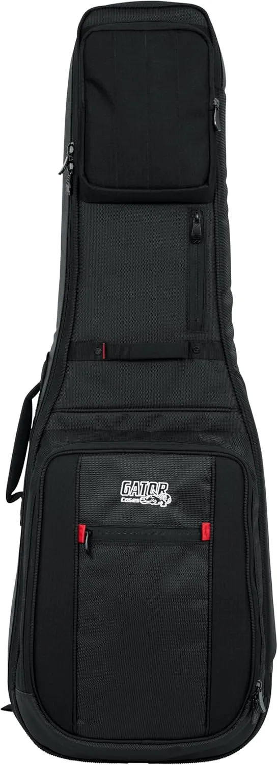 Gator Cases Pro-Go Ultimate Double Guitar Gig Bag; Holds (2) Electric Guitars (G-PG-ELEC-2X)