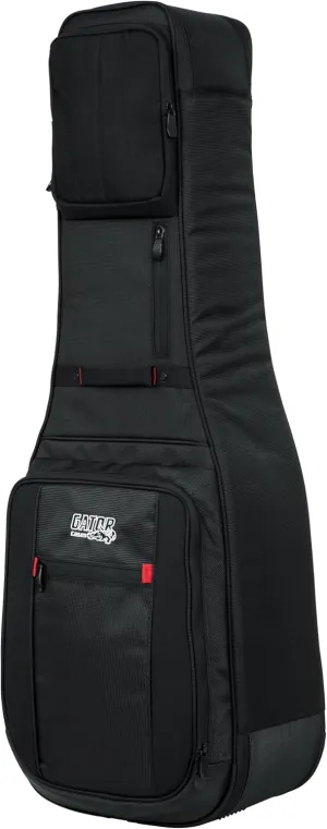 Gator Cases Pro-Go Ultimate Double Guitar Gig Bag; Holds (2) Electric Guitars (G-PG-ELEC-2X)