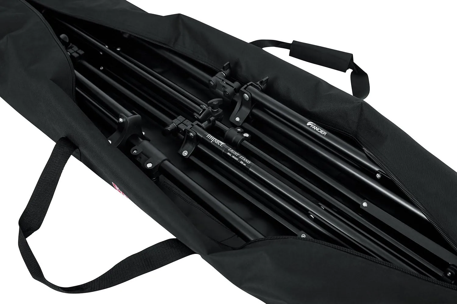 Gator Cases Speaker Stand Carry Bag (50")   Gravity Speaker Pole Cable Clips