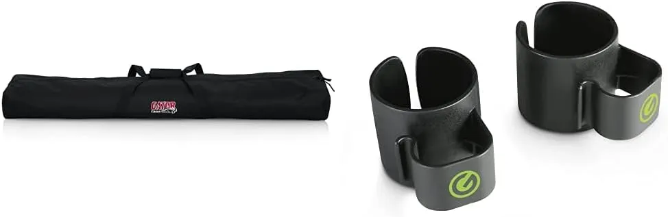 Gator Cases Speaker Stand Carry Bag (50")   Gravity Speaker Pole Cable Clips
