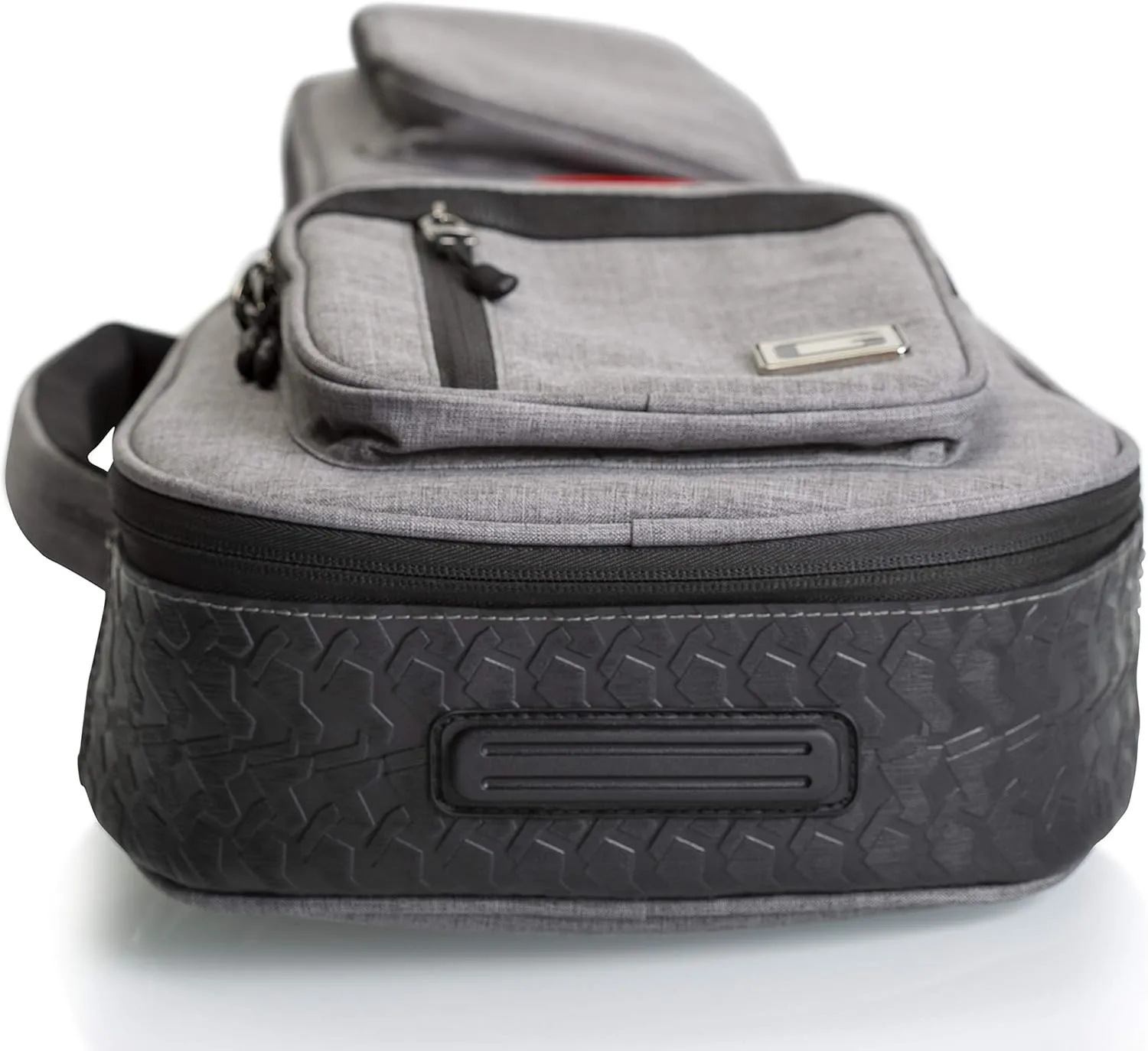 Gator Cases Transit Series Lightweight Concert Ukulele Gig Bag with Back Pack Straps and Rubberized Base, Light Grey Exterior (GT-UKE-CON-GRY)