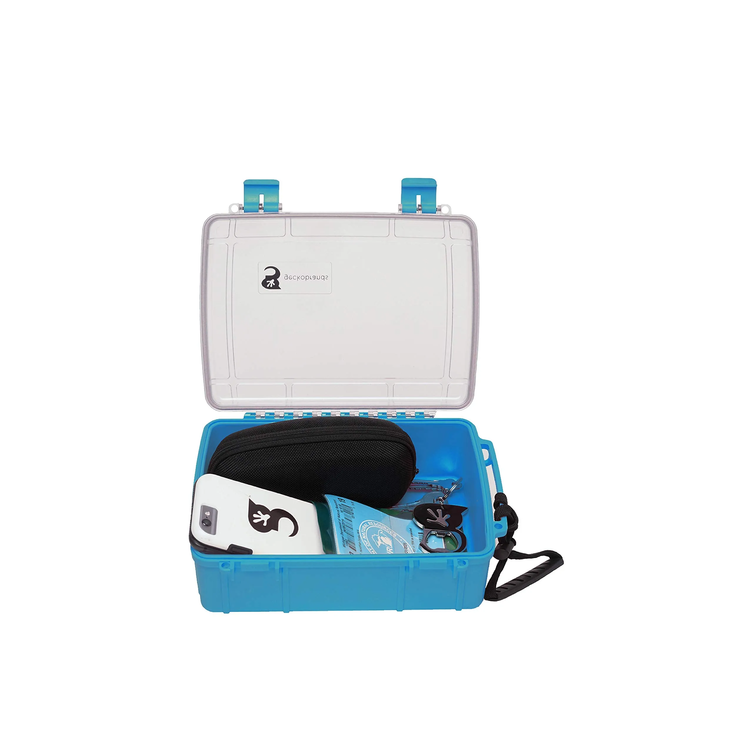 Geckobrands Waterproof Dry Box, Dual Latch