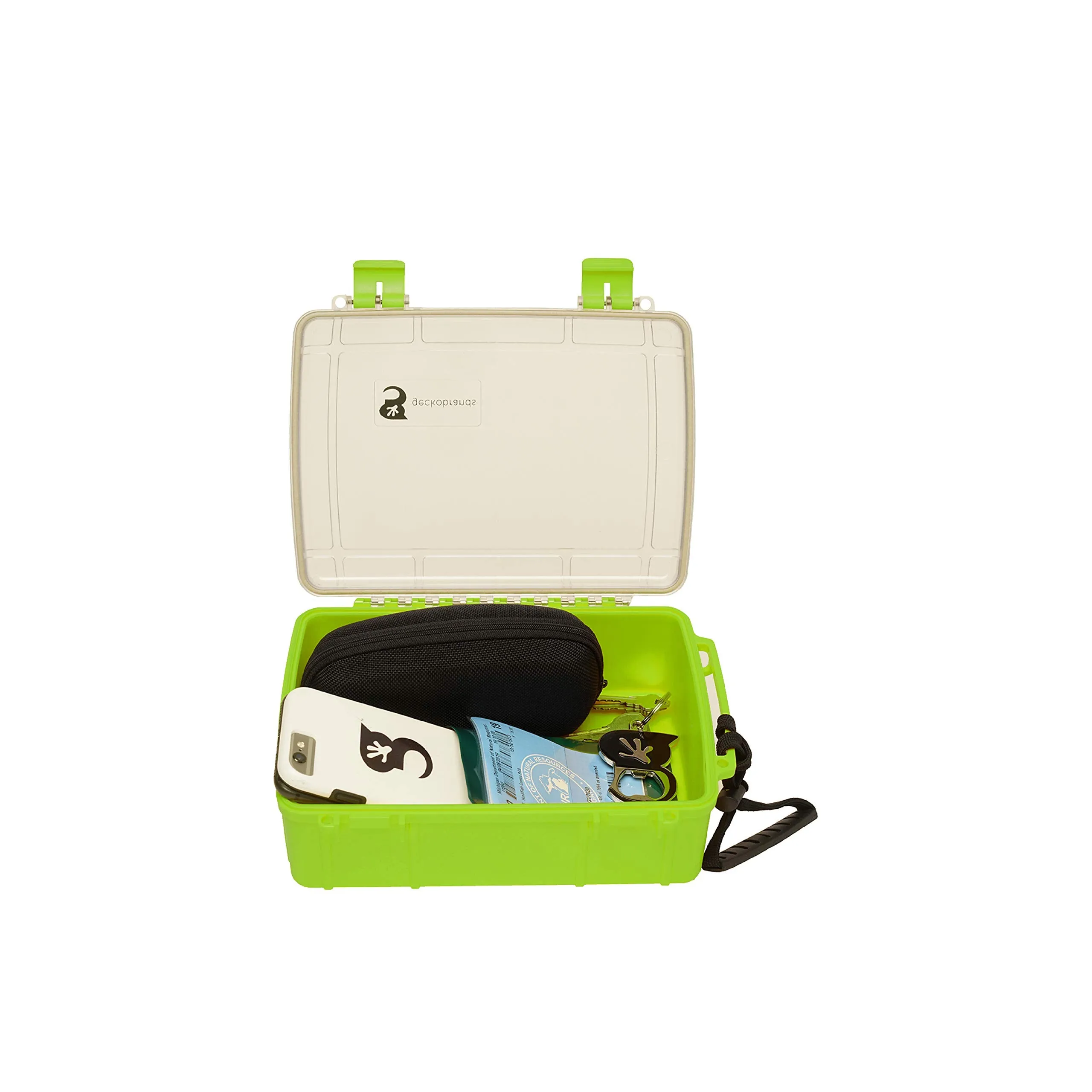 Geckobrands Waterproof Dry Box, Dual Latch