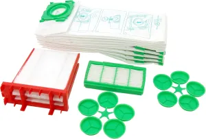 Genuine Sebo K Series Vacuum Cleaner Paper Dust Bags X 8 & Filters 6695Er