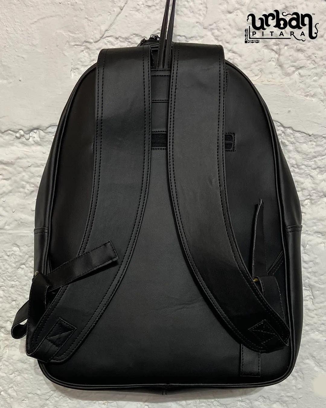 Gladiator D Faux Leather Backpack