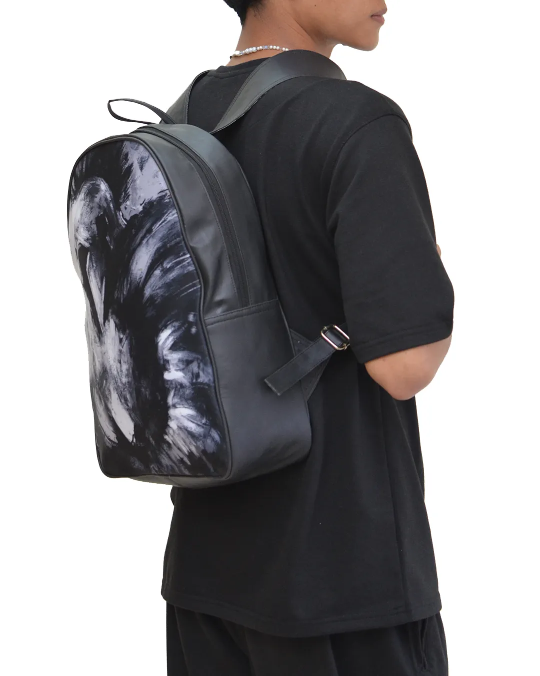 Gladiator D Faux Leather Backpack