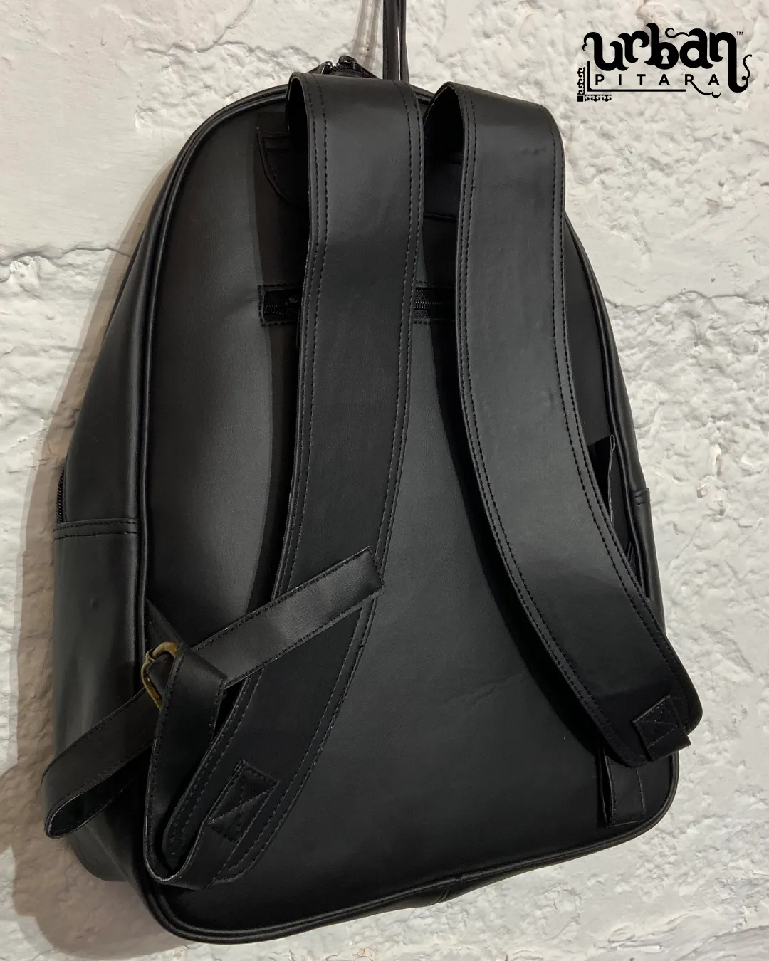 Gladiator D Faux Leather Backpack