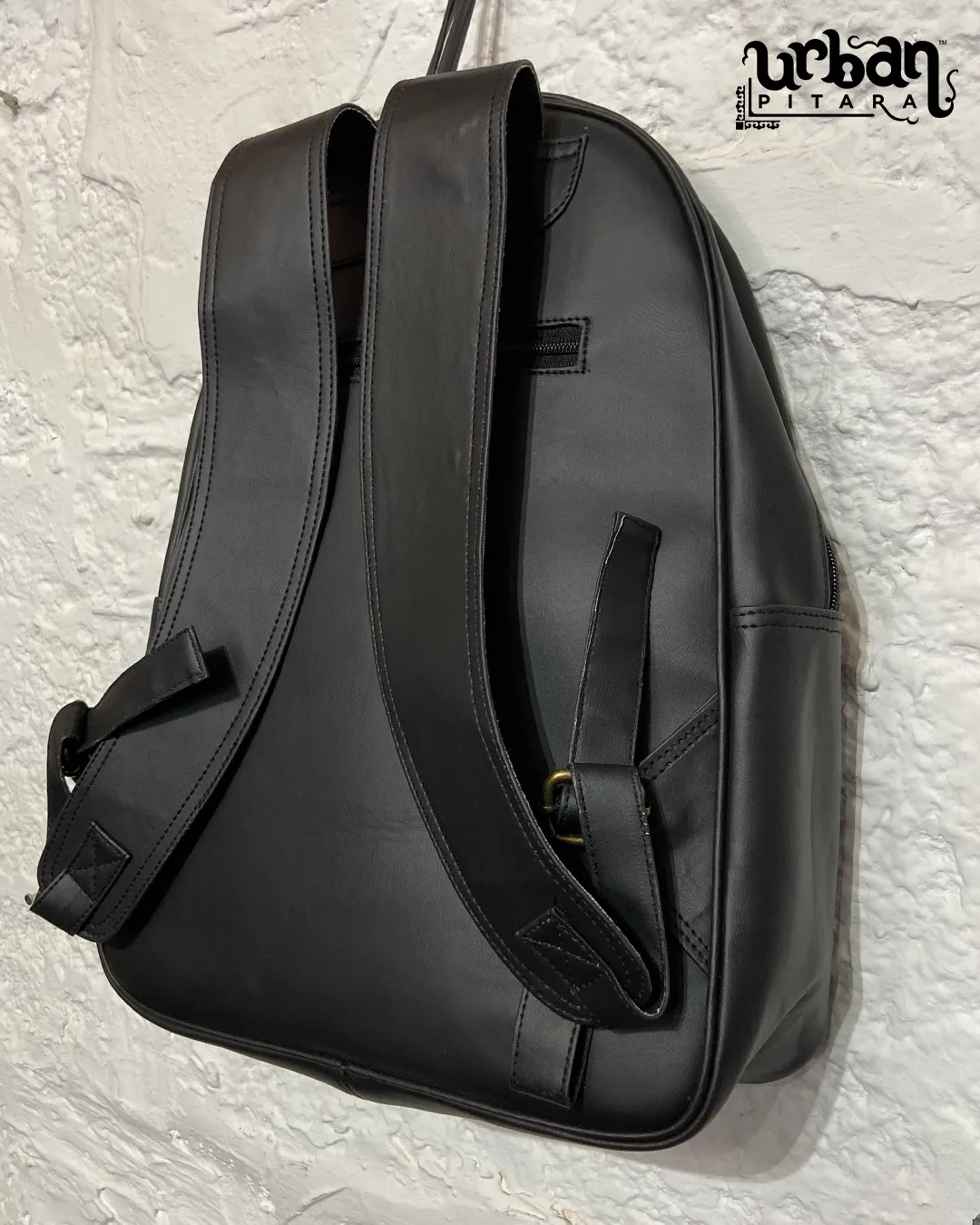 Gladiator D Faux Leather Backpack