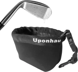 Golf Club Cleaner for Golf Bag, Three-Layer Fabric Waterproof Technology, Golf Club Bag Accessories,Golf Ball Washer,Golf Club Brush and Groove Cleaner in One