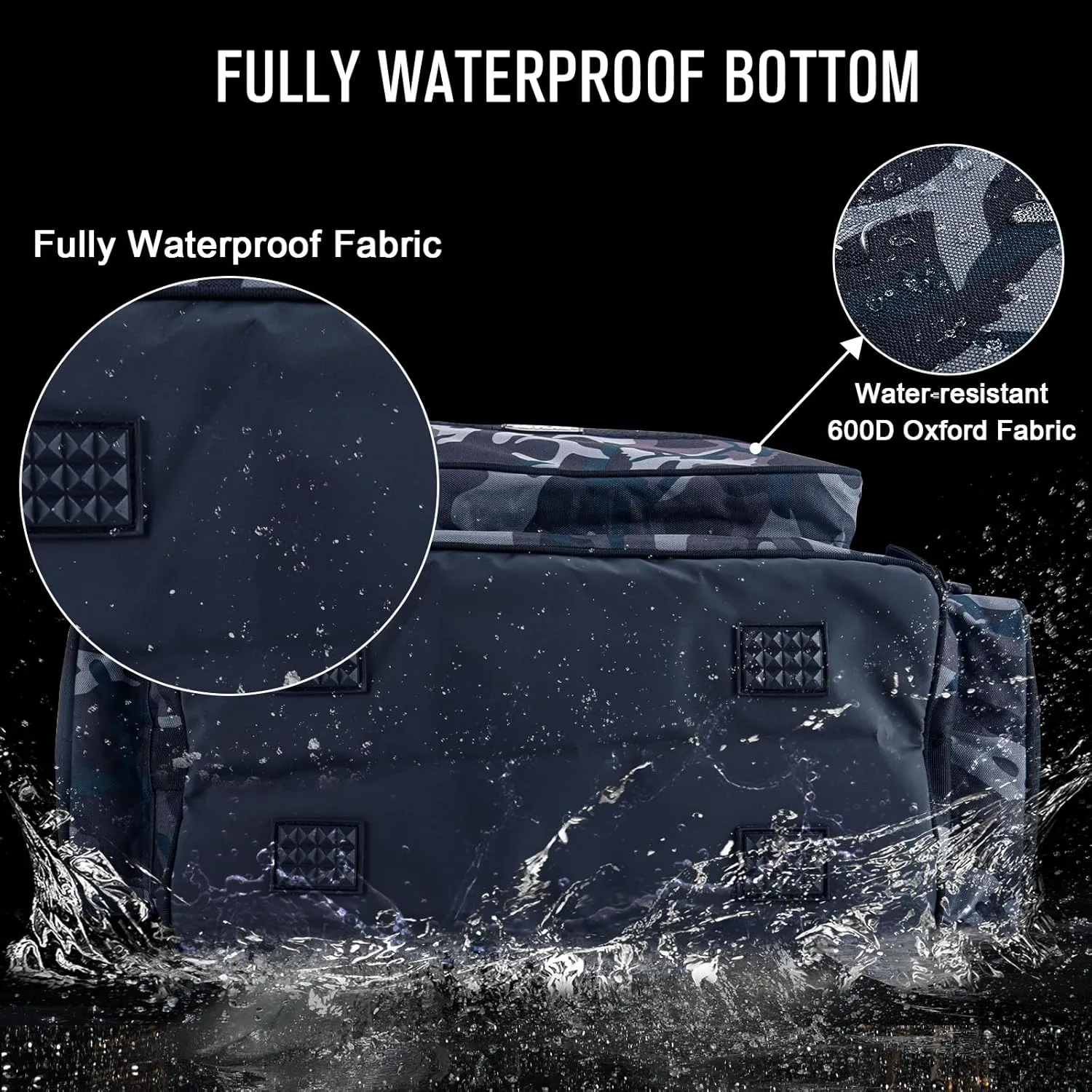 Goture Fishing Tackle Bag,Soft Side 600D Water-Resistant Cross Body Sling Fishing Bag,Waist Pack Freshwater Saltwater Gear Storage,Tactical Bags Outdoor,Store 4 3700 Tackle Boxes, 18.9"x11.02"x9.06"