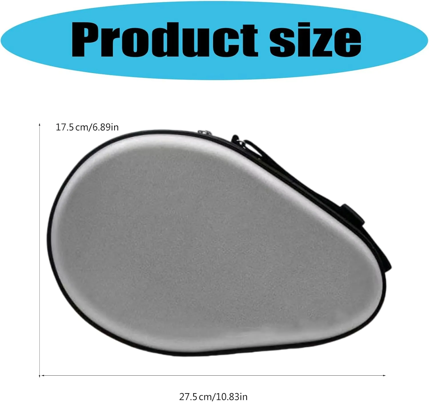 Gourd Shape Pingpong Paddle Case Waterproofs Table Tennis Rackets Storage Bag Zippers Handbag Table Tennis Accessory