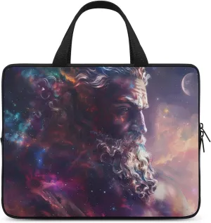 Greek God Zeus Universe Laptop Sleeve Portable Waterproof Computer Bag Pouch Handbag Protective Sleeve