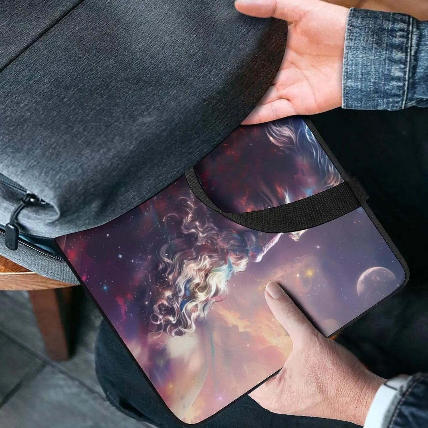Greek God Zeus Universe Laptop Sleeve Portable Waterproof Computer Bag Pouch Handbag Protective Sleeve
