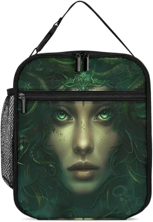 Greek Mythology Medusa Lunch Box Insulated Lunch Bag Lunch Tote Cooler Bag Handbag for Office Travel Picnic